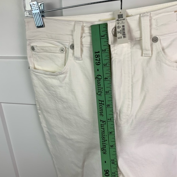 NWT Madewell Size 26 The Perfect Vintage Jean Ivory Winter White - Picture 13 of 14